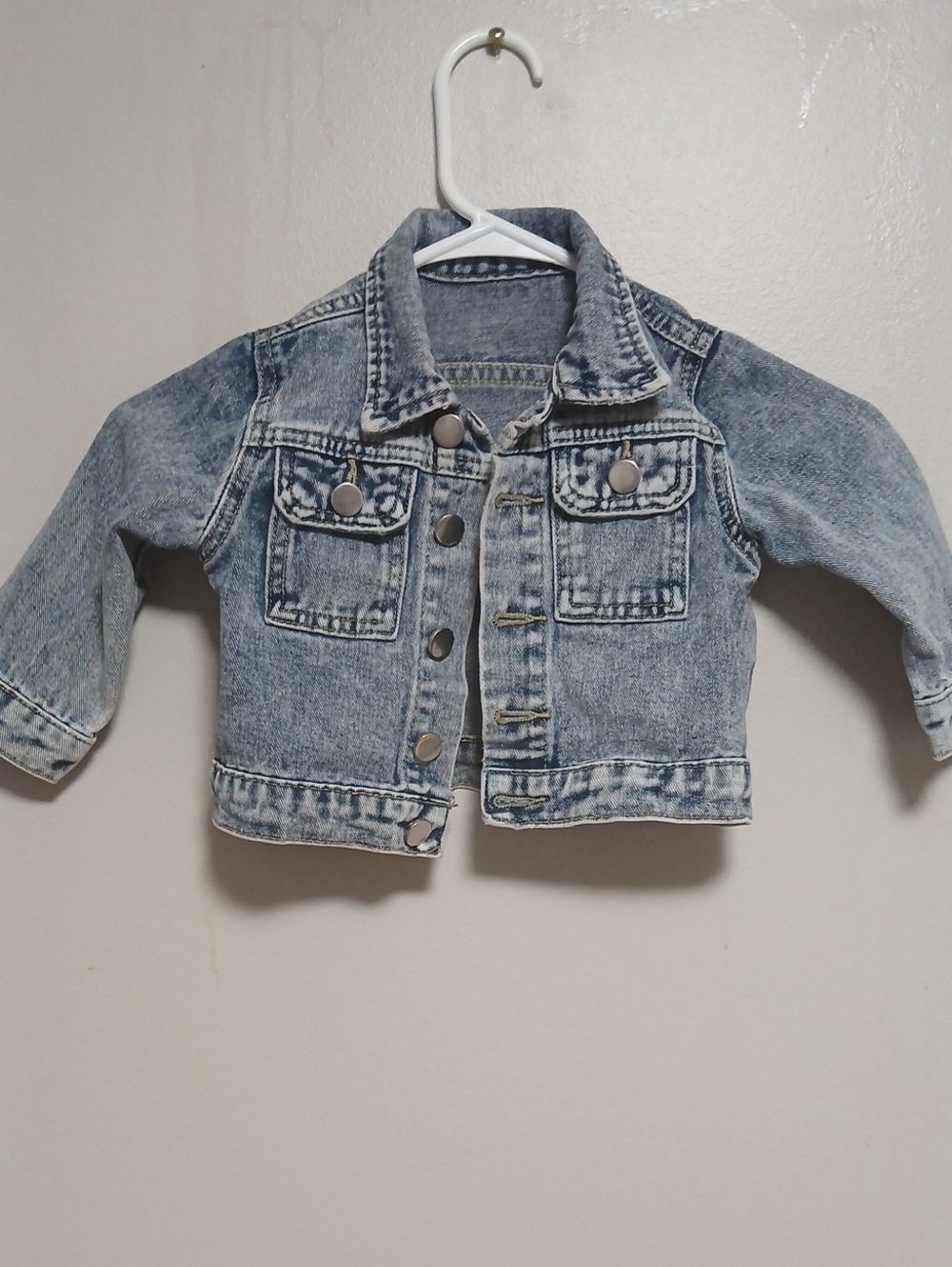 SHEIN Light Blue Kids Denim Jacket